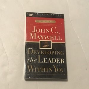 Developing The Leader Within You Audiobook Cassettes By John C. Maxwell New 3797